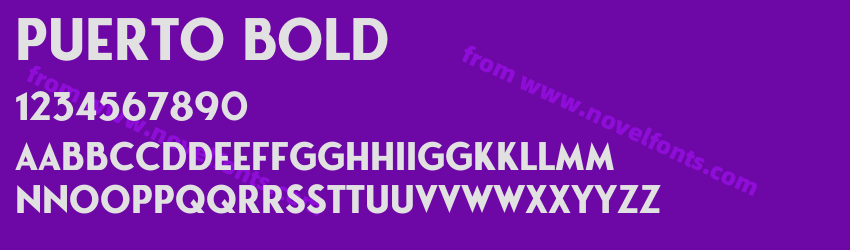 Puerto BoldPreview Puerto BoldPreview