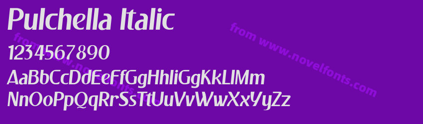 Pulchella ItalicPreview Pulchella ItalicPreview