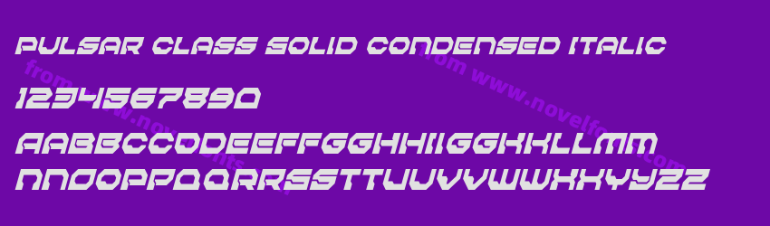 Pulsar Class Solid Condensed ItalicPreview Pulsar Class Solid Condensed ItalicPreview