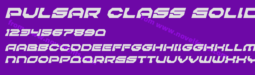 Pulsar Class Solid ItalicPreview Pulsar Class Solid ItalicPreview