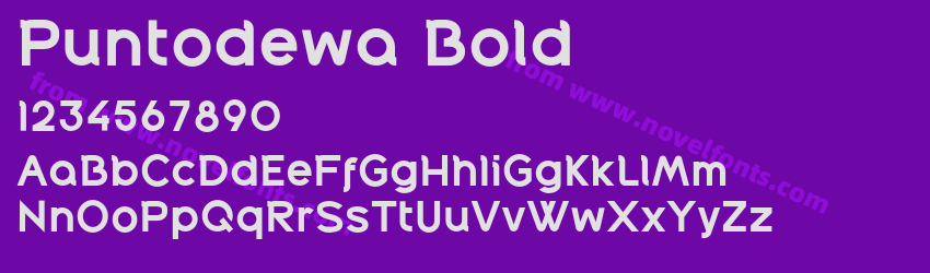 Puntodewa BoldPreview Puntodewa BoldPreview
