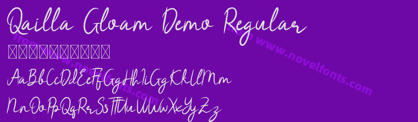 Qailla Gloam Demo RegularPreview Qailla Gloam Demo RegularPreview