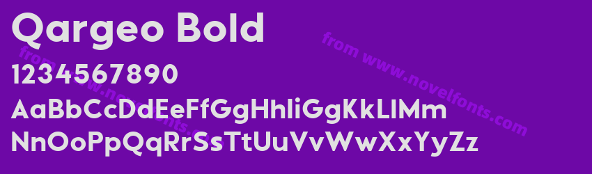 Qargeo BoldPreview Qargeo BoldPreview