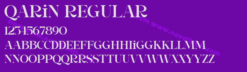 Qarin RegularPreview Qarin RegularPreview