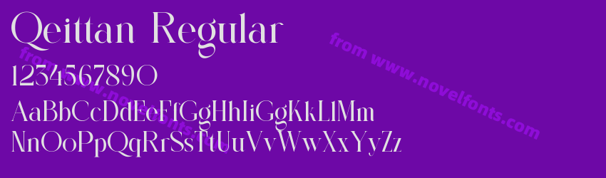 Qeittan RegularPreview Qeittan RegularPreview