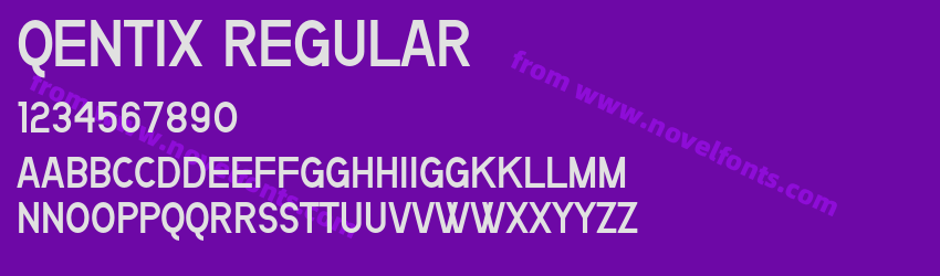 Qentix RegularPreview Qentix RegularPreview