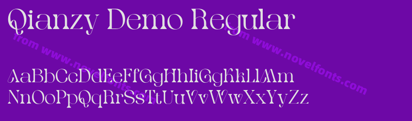 Qianzy Demo RegularPreview Qianzy Demo RegularPreview