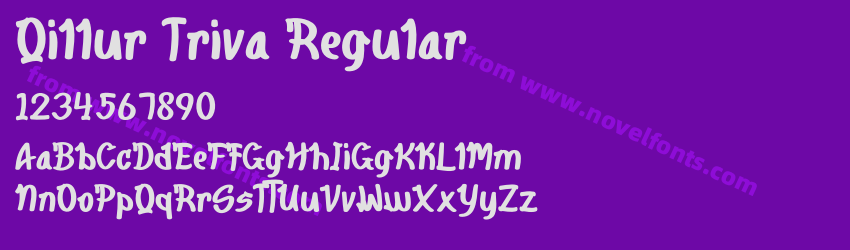 Qillur Triva RegularPreview Qillur Triva RegularPreview