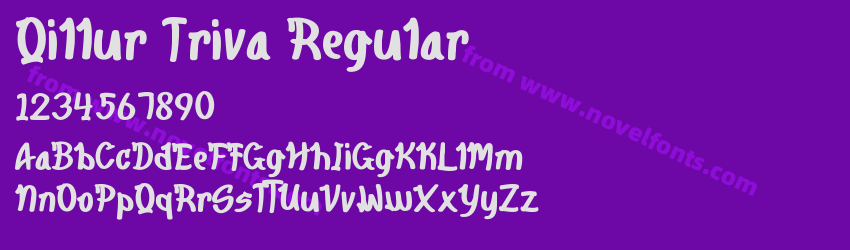 Qillur Triva RegularPreview Qillur Triva RegularPreview
