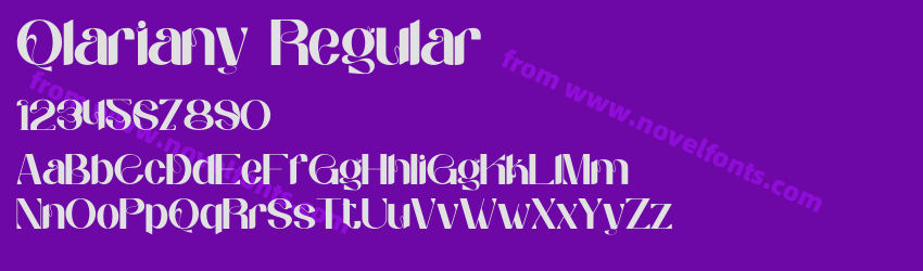 Qlariany RegularPreview Qlariany RegularPreview