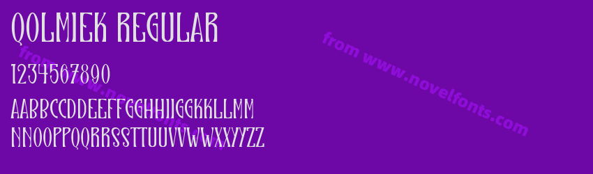 Qolmiek RegularPreview Qolmiek RegularPreview