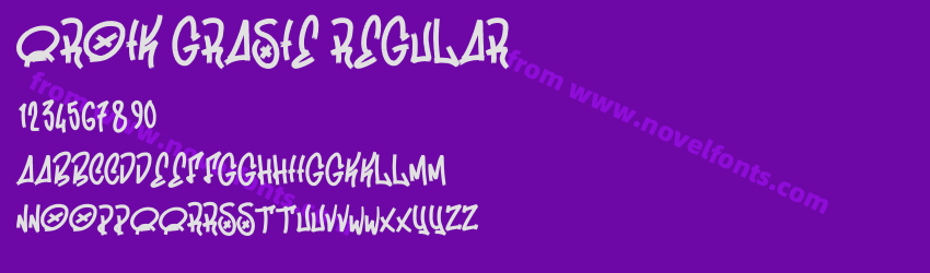 Qroik Grasie RegularPreview Qroik Grasie RegularPreview