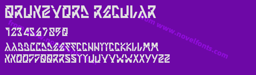 Qrunzvord RegularPreview Qrunzvord RegularPreview