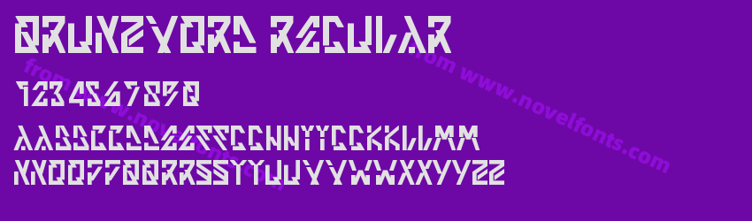 Qrunzvord RegularPreview Qrunzvord RegularPreview