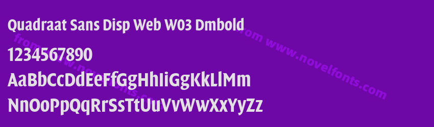 Quadraat Sans Disp Web W03 DmboldPreview Quadraat Sans Disp Web W03 DmboldPreview