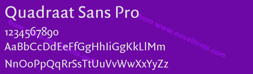Quadraat Sans ProPreview Quadraat Sans ProPreview