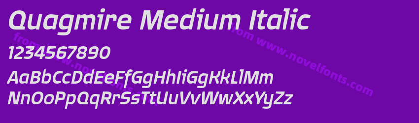Quagmire Medium ItalicPreview Quagmire Medium ItalicPreview