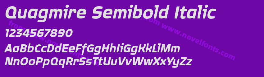 Quagmire Semibold ItalicPreview Quagmire Semibold ItalicPreview