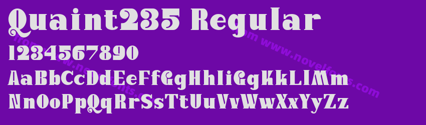 Quaint235 RegularPreview Quaint235 RegularPreview