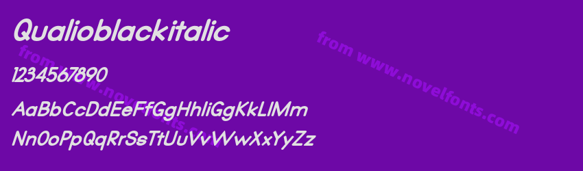 QualioblackitalicPreview QualioblackitalicPreview