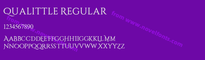 Qualittle RegularPreview Qualittle RegularPreview