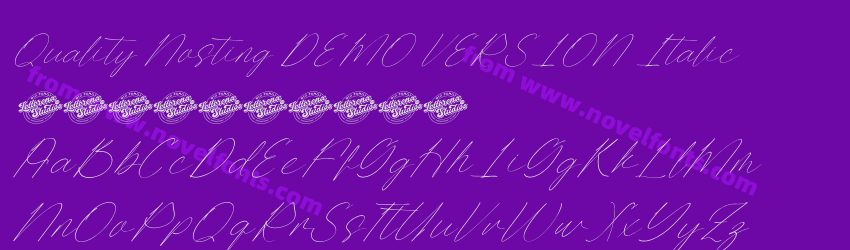 Quality Nosting DEMO VERSION ItalicPreview Quality Nosting DEMO VERSION ItalicPreview