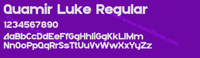 Quamir Luke RegularPreview Quamir Luke RegularPreview