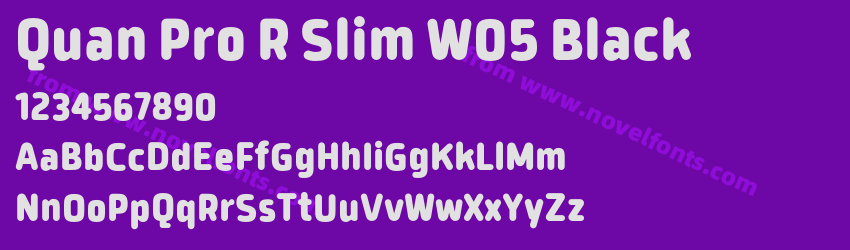 Quan Pro R Slim W05 BlackPreview Quan Pro R Slim W05 BlackPreview