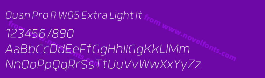 Quan Pro R W05 Extra Light ItPreview