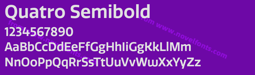 Quatro SemiboldPreview Quatro SemiboldPreview