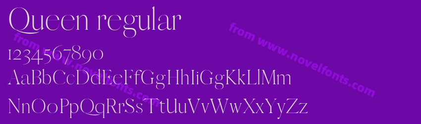 Queen regularPreview Queen regularPreview