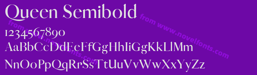 Queen SemiboldPreview Queen SemiboldPreview