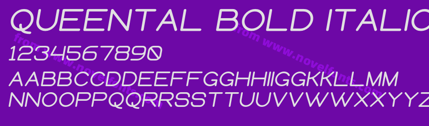 Queental Bold ItalicPreview Queental Bold ItalicPreview