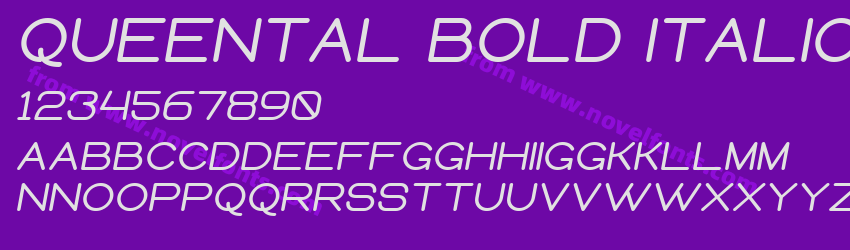 Queental Bold ItalicPreview Queental Bold ItalicPreview