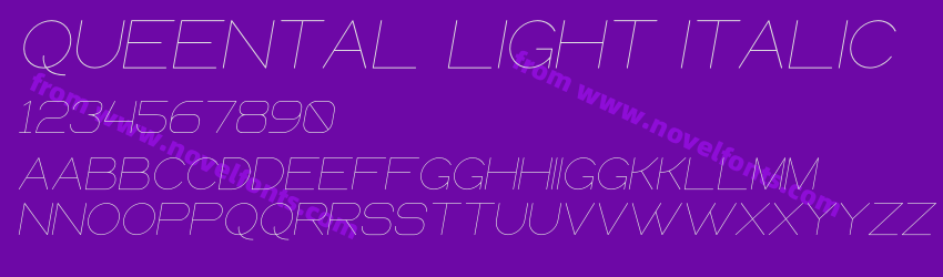 Queental Light ItalicPreview Queental Light ItalicPreview