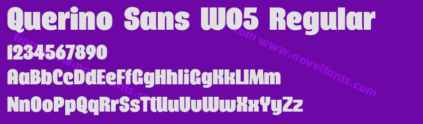 Querino Sans W05 RegularPreview Querino Sans W05 RegularPreview