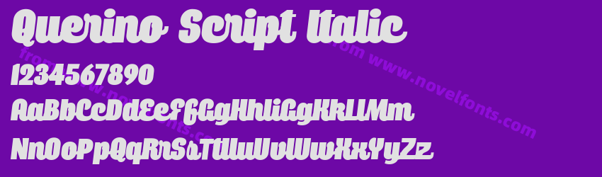 Querino Script ItalicPreview Querino Script ItalicPreview