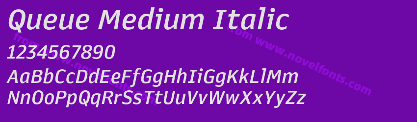 Queue Medium ItalicPreview Queue Medium ItalicPreview