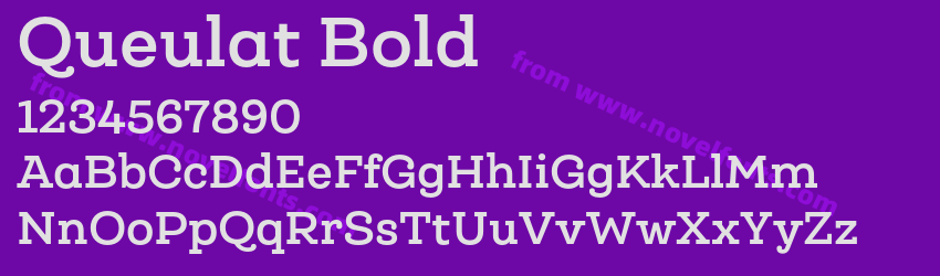 Queulat BoldPreview Queulat BoldPreview