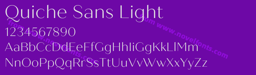 Quiche Sans LightPreview Quiche Sans LightPreview