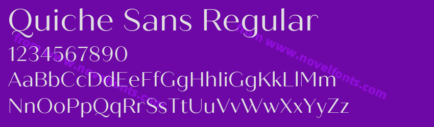 Quiche Sans RegularPreview Quiche Sans RegularPreview