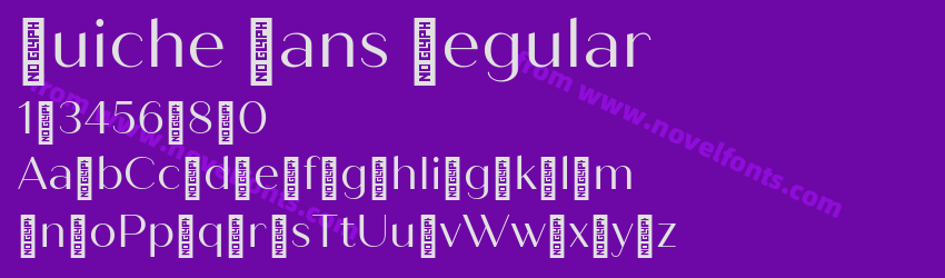 Quiche Sans RegularPreview Quiche Sans RegularPreview