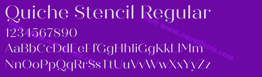 Quiche Stencil RegularPreview Quiche Stencil RegularPreview