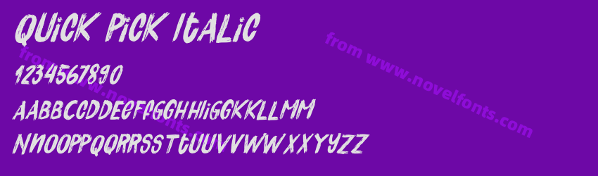 Quick Pick ItalicPreview Quick Pick ItalicPreview