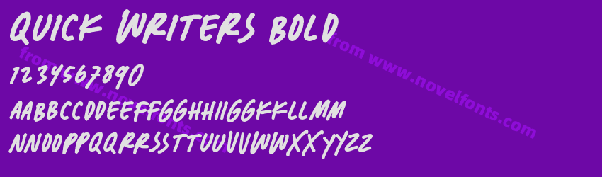 Quick Writers BoldPreview Quick Writers BoldPreview