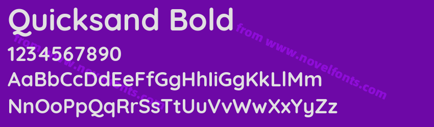 Quicksand BoldPreview Quicksand BoldPreview