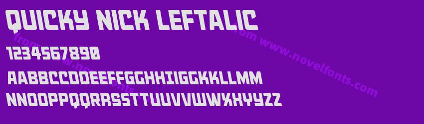 Quicky Nick LeftalicPreview Quicky Nick LeftalicPreview