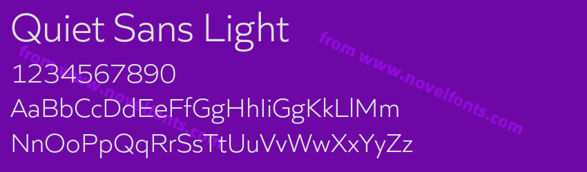 Quiet Sans LightPreview Quiet Sans LightPreview