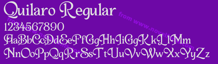 Quilaro RegularPreview Quilaro RegularPreview