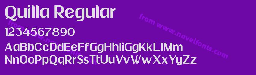 Quilla RegularPreview Quilla RegularPreview